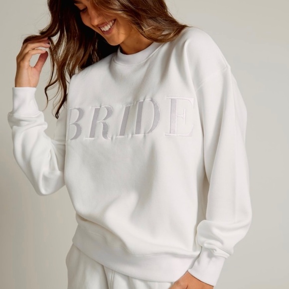 Brand New BRIDE Embroidered Sweatshirt - Picture 2 of 5